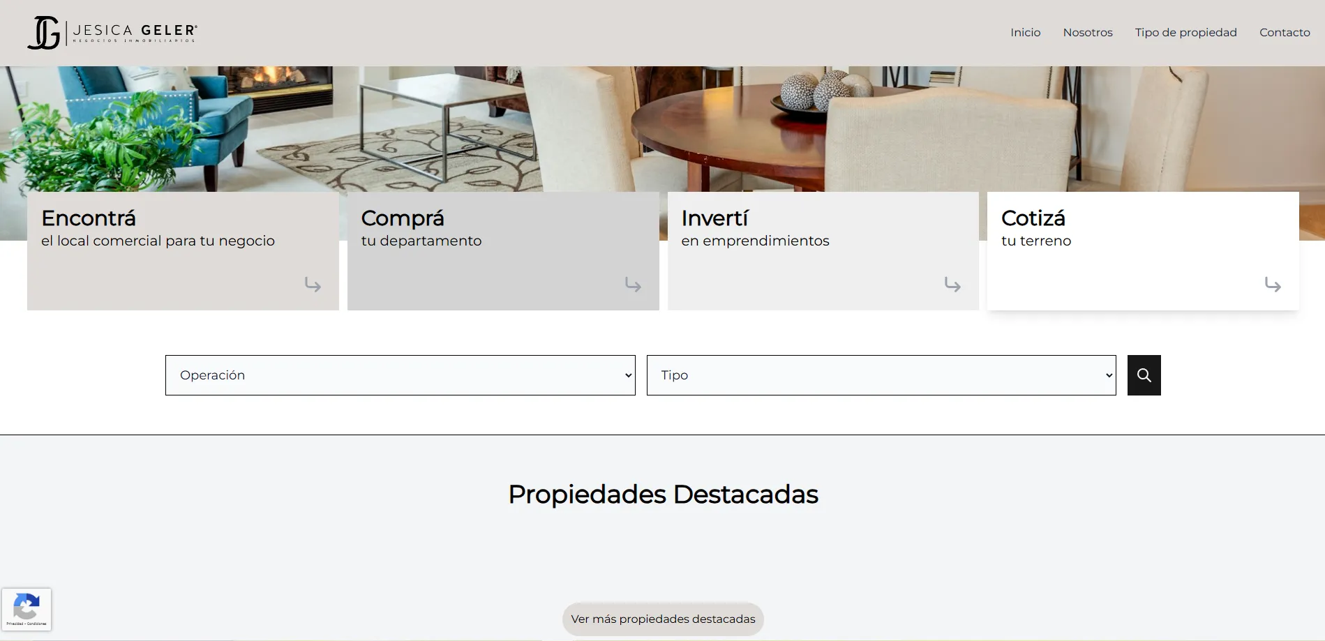 JG Negocios Inmobiliarios - Website Profesional